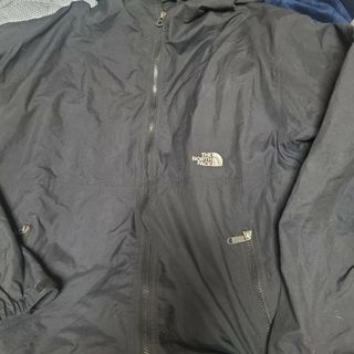 ザノースフェイス(THE NORTH FACE)のノースフェイス　コンパクトジャケット　ブラック　xxL(ナイロンジャケット)