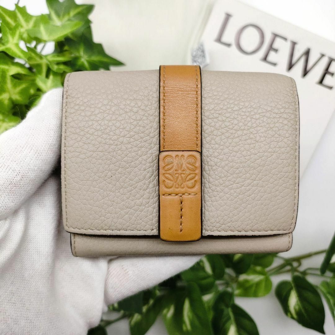 LOEWE - ロエベ 三つ折り財布 トライフォールドウォレット アナグラム