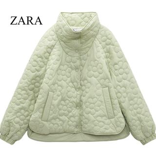 ザラ(ZARA)のザラ　フラワーパフジャケット(ブルゾン)