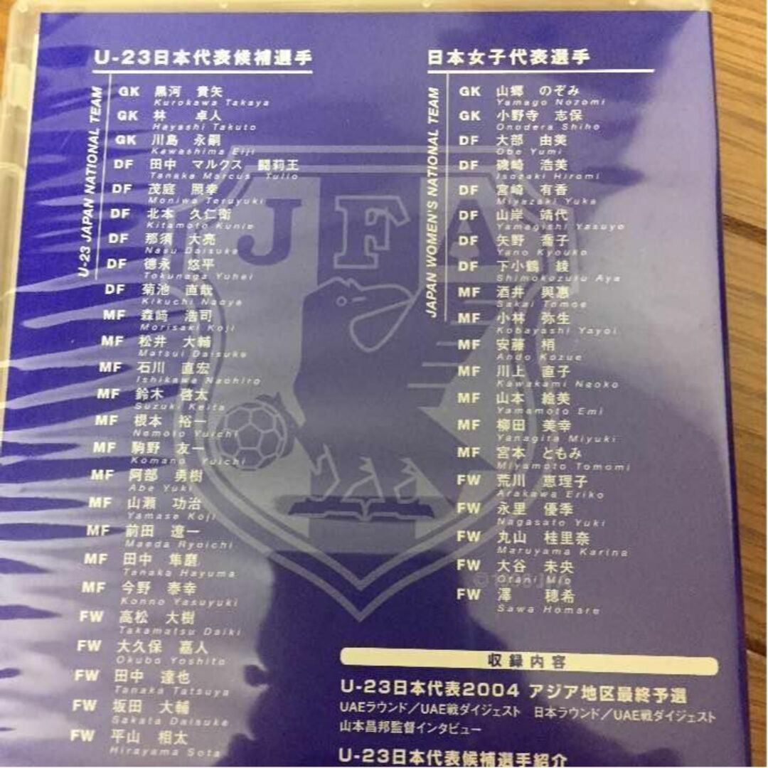 サッカー U-23 日本代表候補選手名鑑 DVD エンタメ/ホビーのDVD/ブルーレイ(スポーツ/フィットネス)の商品写真