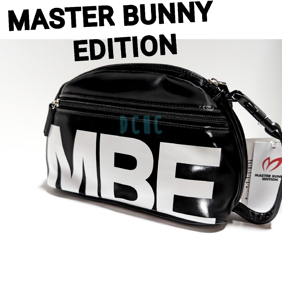 MASTER BUNNY EDITION(マスターバニーエディション)の新品 【ブラック】マスターバニーエディション　ラウンドポーチ　ゴルフ スポーツ/アウトドアのゴルフ(バッグ)の商品写真