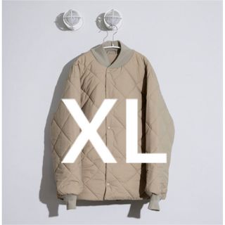 ワンエルディーケーセレクト(1LDK SELECT)のXL everyone random quilted jacket BEIGE(ブルゾン)