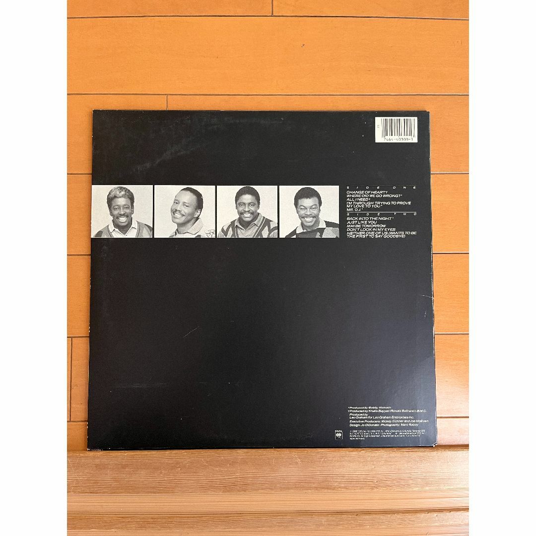 【LP】マンハッタンズ『Back To Basics』輸入盤レコード エンタメ/ホビーのCD(R&B/ソウル)の商品写真