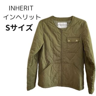 INHERIT - 【かなり美品】INHERIT インヘリット ジップアップ キルティング  S