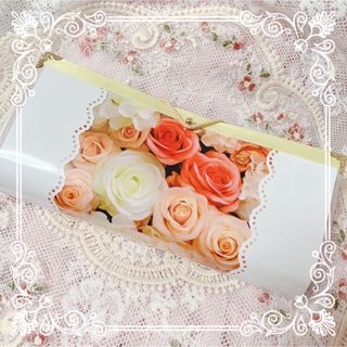 ♡軟質蛇腹ファイル♡　イエロー オレンジ 薔薇 マステケース おすそ分けファイル(その他)