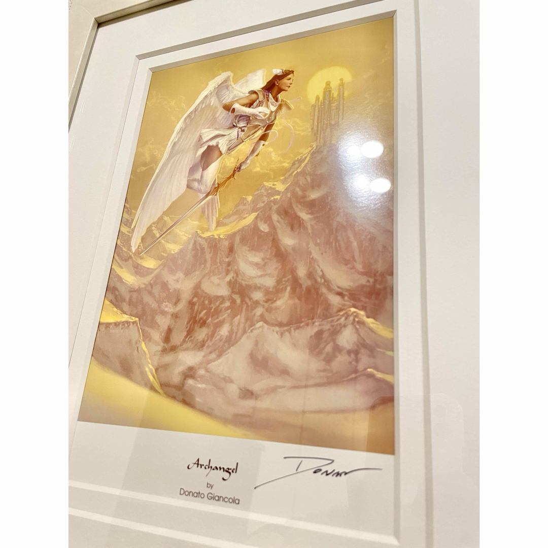 額装付原画プリント【Archangel / 大天使】signed MTG原画プリント