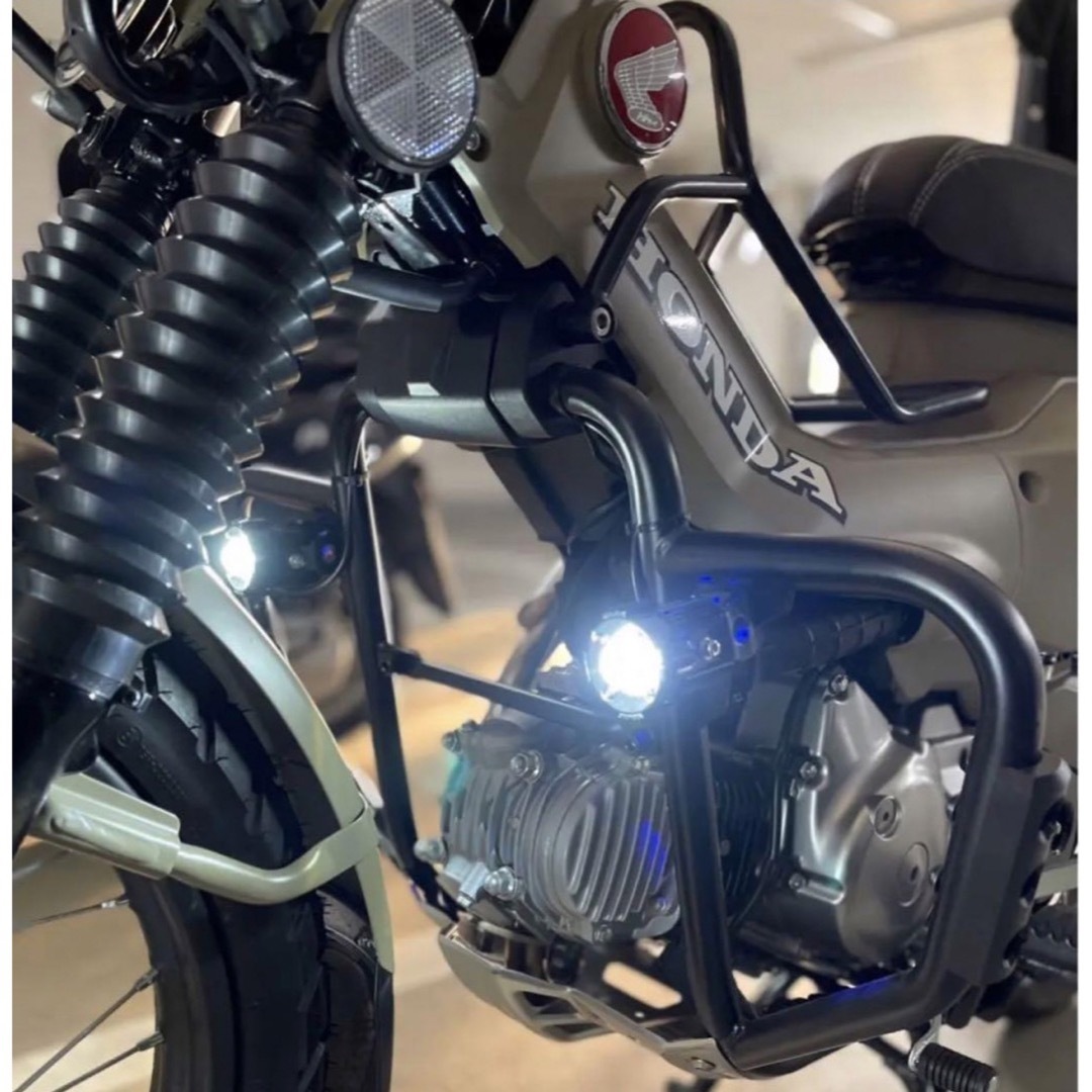 ホンダ(ホンダ)のホンダ ハンターカブ CT125 極太 エンジンガード クラッシュバー JA55 自動車/バイクのバイク(パーツ)の商品写真