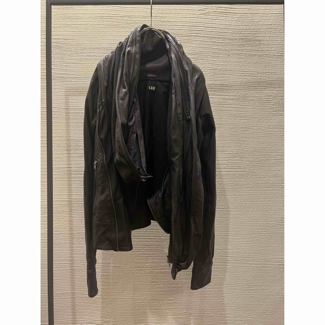 LGB(ルグランブルー)の00s L.G.B. archive BONO14 leather jacket レディースのジャケット/アウター(ライダースジャケット)の商品写真