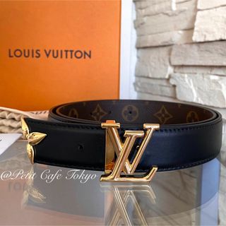 ヴィトン(LOUIS VUITTON) ベルト(レディース)（ブラック/黒色系）の ...