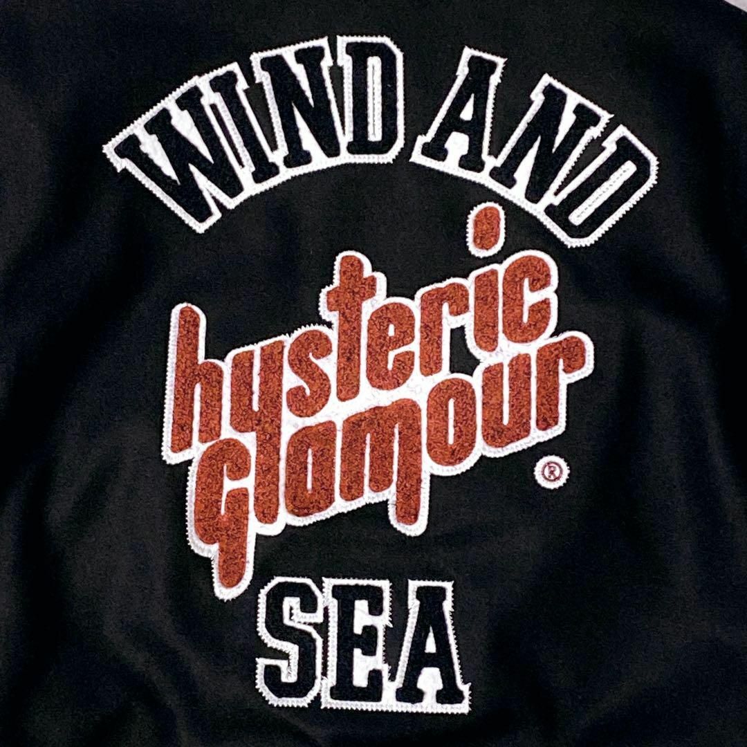 HYSTERIC GLAMOUR(ヒステリックグラマー)の最終値下 タグ袋付 Wind and sea hysteric glamour  メンズのジャケット/アウター(スタジャン)の商品写真