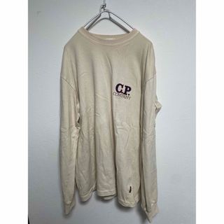 【90s】old c.p.company 胸刺繍ロゴ ロンT