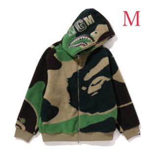 アベイシングエイプ(A BATHING APE)のBAPE MEGA ABC CAMO SHARK HOODIE M(ブルゾン)