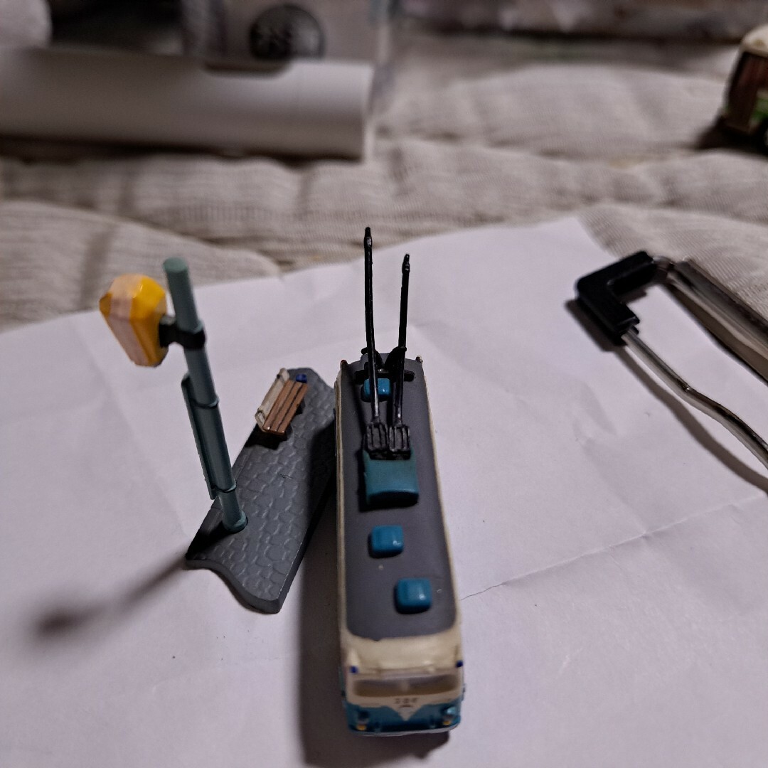 グリコ(グリコ)のトロリーバス模型 エンタメ/ホビーのおもちゃ/ぬいぐるみ(模型/プラモデル)の商品写真