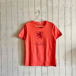 ジーユー(GU)の美品　GU メンズ　半袖Tシャツ　プリントT カジュアル　Mサイズ(Tシャツ/カットソー(半袖/袖なし))