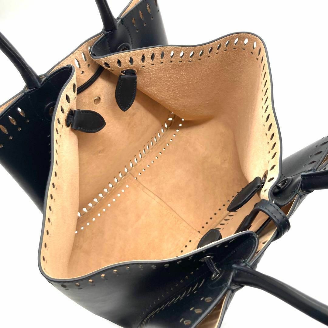【未使用級☆タグ付】ALAIA アライア ANGELE25 エンジェル ポーチ付 レディースのバッグ(トートバッグ)の商品写真