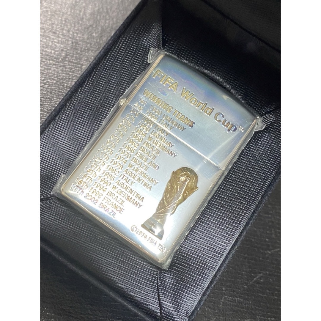 zippo ワールドカップ 立体メタル 限定品 3面加工 2005年製 ② zippo ワールドカップ 立体メタル 限定品 3面加工 2005年製 ②