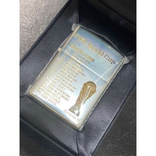 zippo ワールドカップ 立体メタル 限定品 3面加工 2005年製 ②(タバコグッズ)