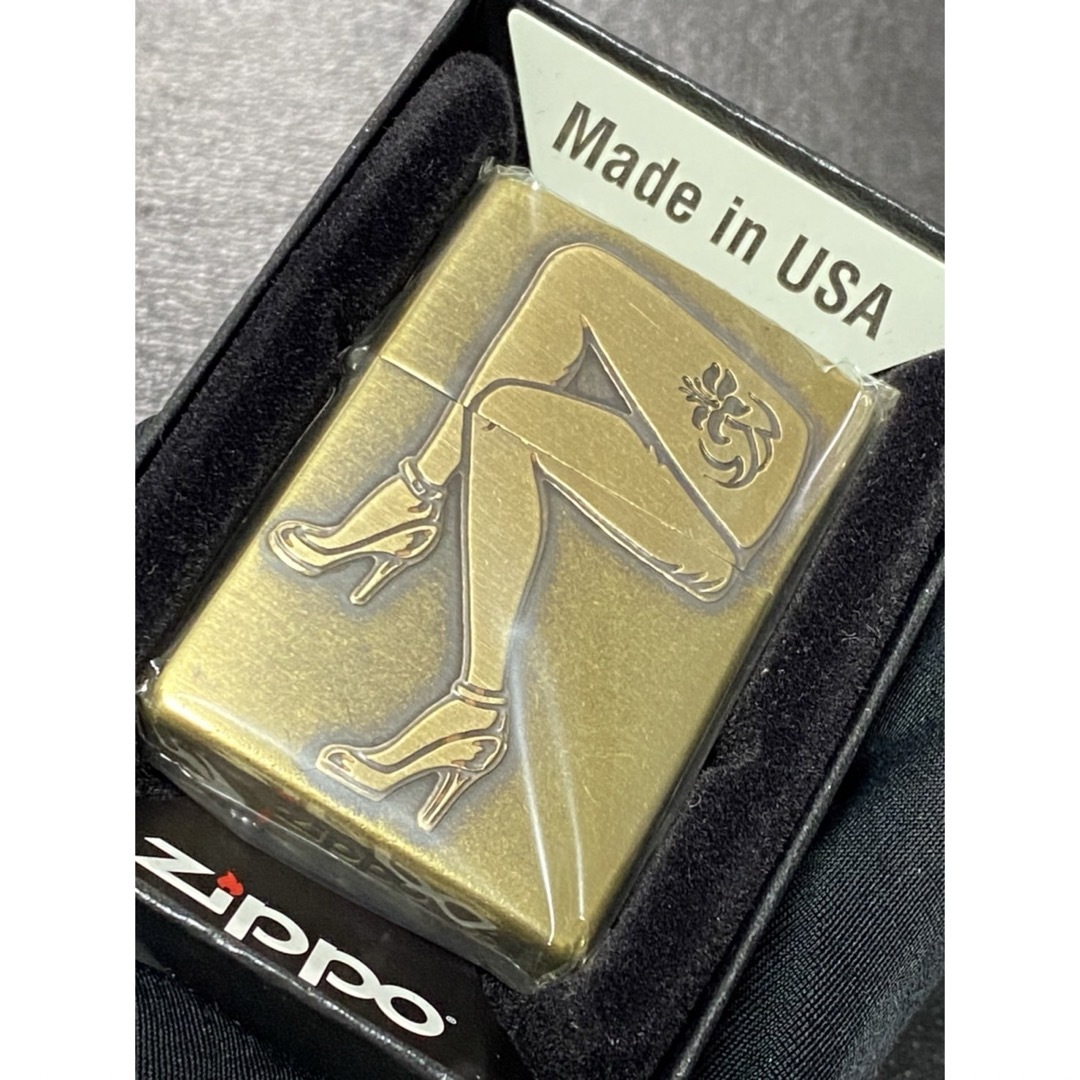 zippo レッグアップ ゴールド セクシーガール 希少モデル 2006年製 | フリマアプリ ラクマ