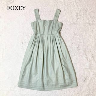 フォクシーニューヨーク(FOXEY NEW YORK)の【美品】FOXEY フォクシー ワンピース ジョセフィーヌ 39926 40(ひざ丈ワンピース)