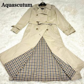 AQUA SCUTUM - H4超美品 アクアスキュータム トレンチコート ステン