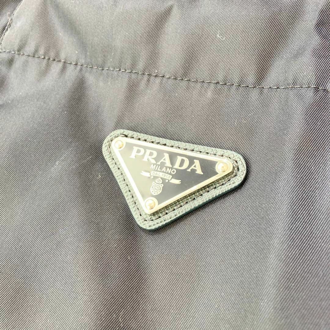PRADA - 【極美品】PRADA 三角ロゴ ナイロンシャツ ジャケット PRADA - 【極美品】PRADA 三角ロゴ ナイロンシャツ ジャケット