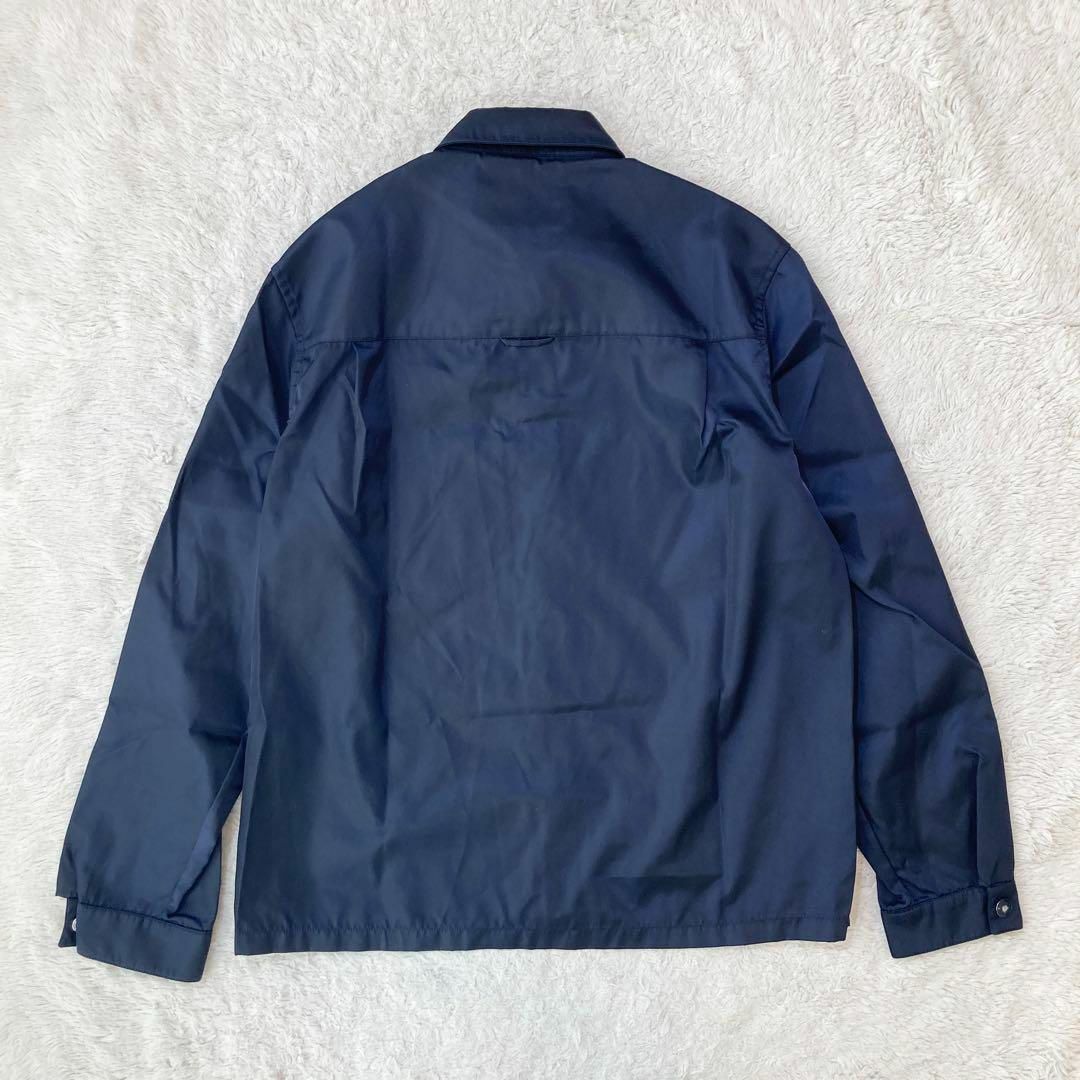 PRADA - 【極美品】PRADA 三角ロゴ ナイロンシャツ ジャケット PRADA - 【極美品】PRADA 三角ロゴ ナイロンシャツ ジャケット