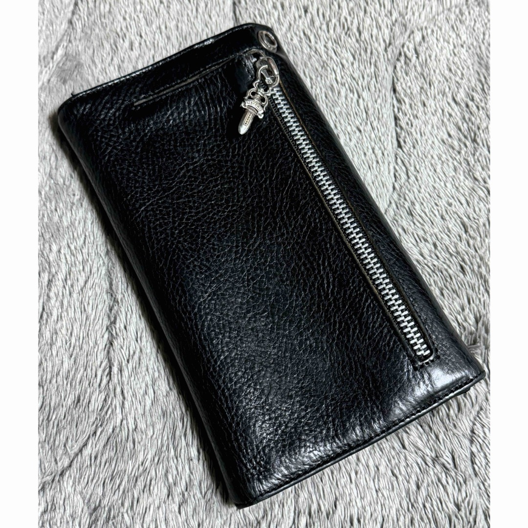 Chrome Hearts(クロムハーツ)の国内正規品 インボイス原本 クロムハーツ ウェーブ ウォレット 財布 メンズのファッション小物(長財布)の商品写真