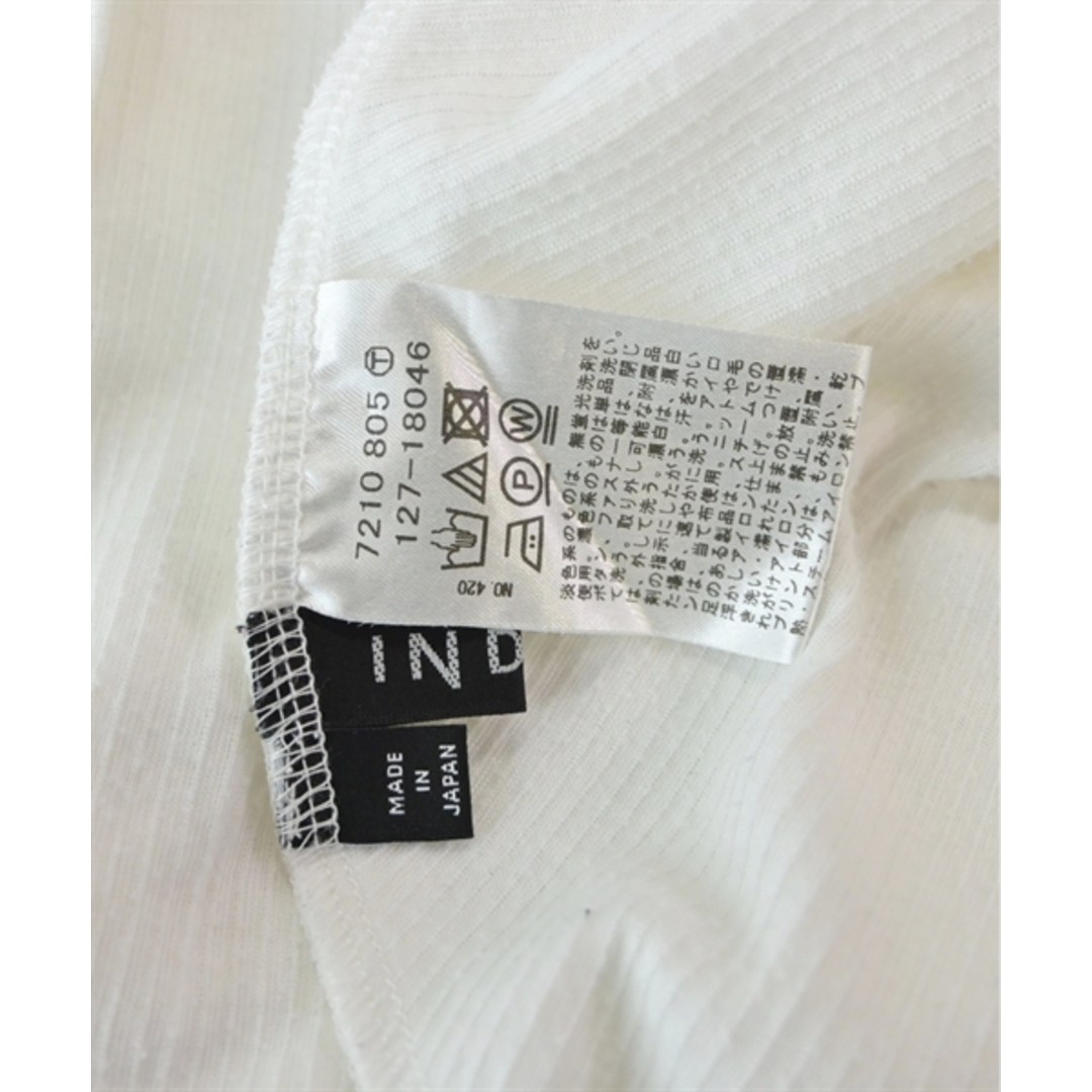 INDIVI(インディヴィ)のINDIVI インディヴィ Tシャツ・カットソー 38(M位) 白 【古着】【中古】 レディースのトップス(カットソー(半袖/袖なし))の商品写真