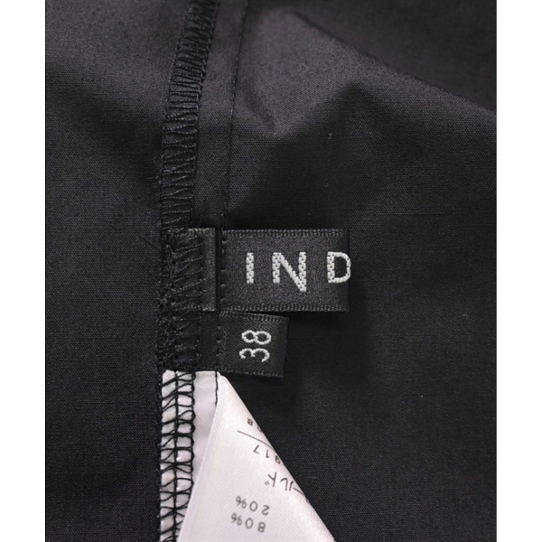 INDIVI(インディヴィ)のINDIVI インディヴィ ブラウス 38(M位) 黒 【古着】【中古】 レディースのトップス(シャツ/ブラウス(長袖/七分))の商品写真