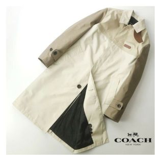 COACH - 美品 コーチ COACH コットン トレンチコート ベルト付き COACH - 美品 コーチ COACH コットン トレンチコート ベルト付き