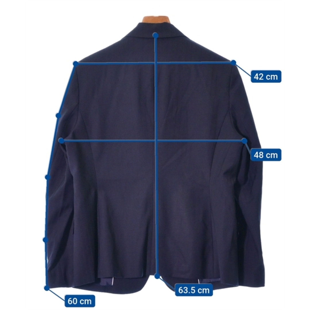 INDIVI(インディヴィ)のINDIVI インディヴィ カジュアルジャケット 44(M位) 紺 【古着】【中古】 メンズのジャケット/アウター(テーラードジャケット)の商品写真