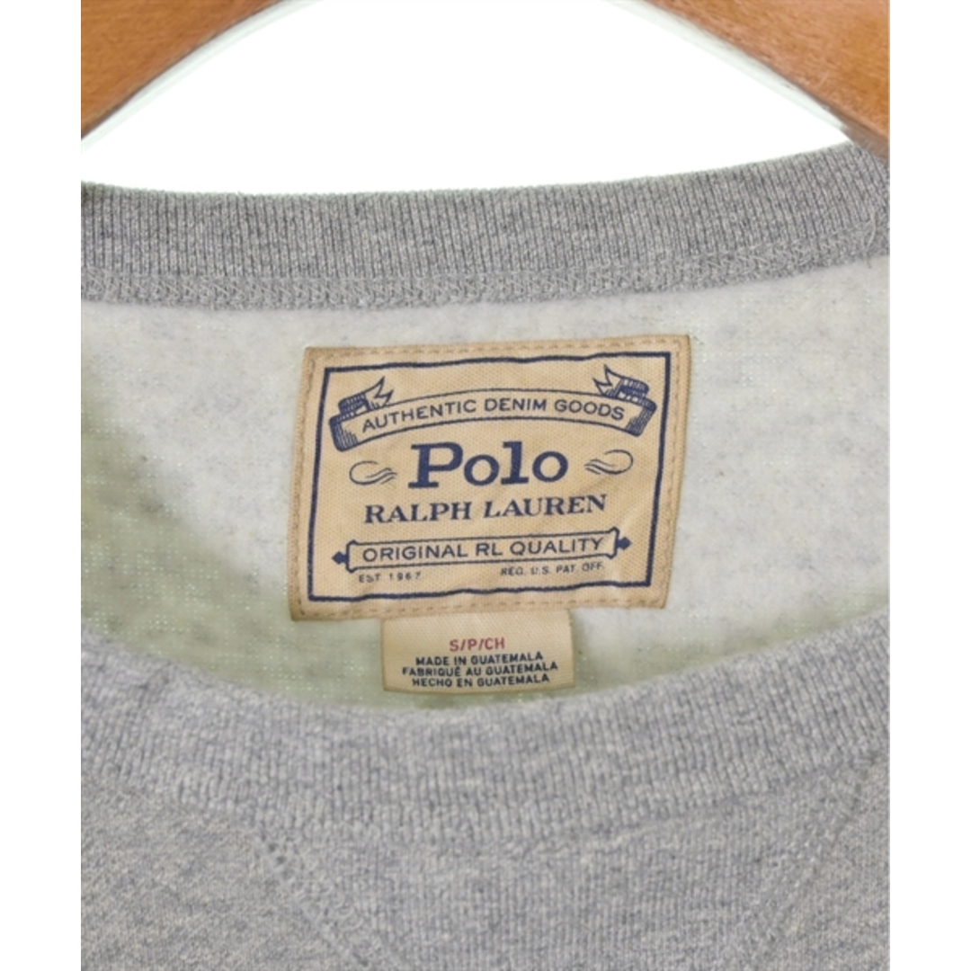 POLO RALPH LAUREN(ポロラルフローレン)のPolo Ralph Lauren ポロラルフローレン スウェット S グレー 【古着】【中古】 メンズのトップス(スウェット)の商品写真