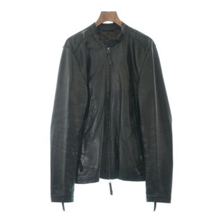 プリティーグリーン(PRETTY GREEN)のPRETTY GREEN プリティー　グリーン ライダース -(L位) 黒 【古着】【中古】(ライダースジャケット)