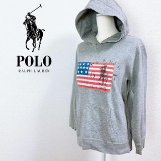 ラルフローレン(Ralph Lauren)のPolo by Ralph Lauren ポニー 国旗柄 パーカー プルオーバー(パーカー)