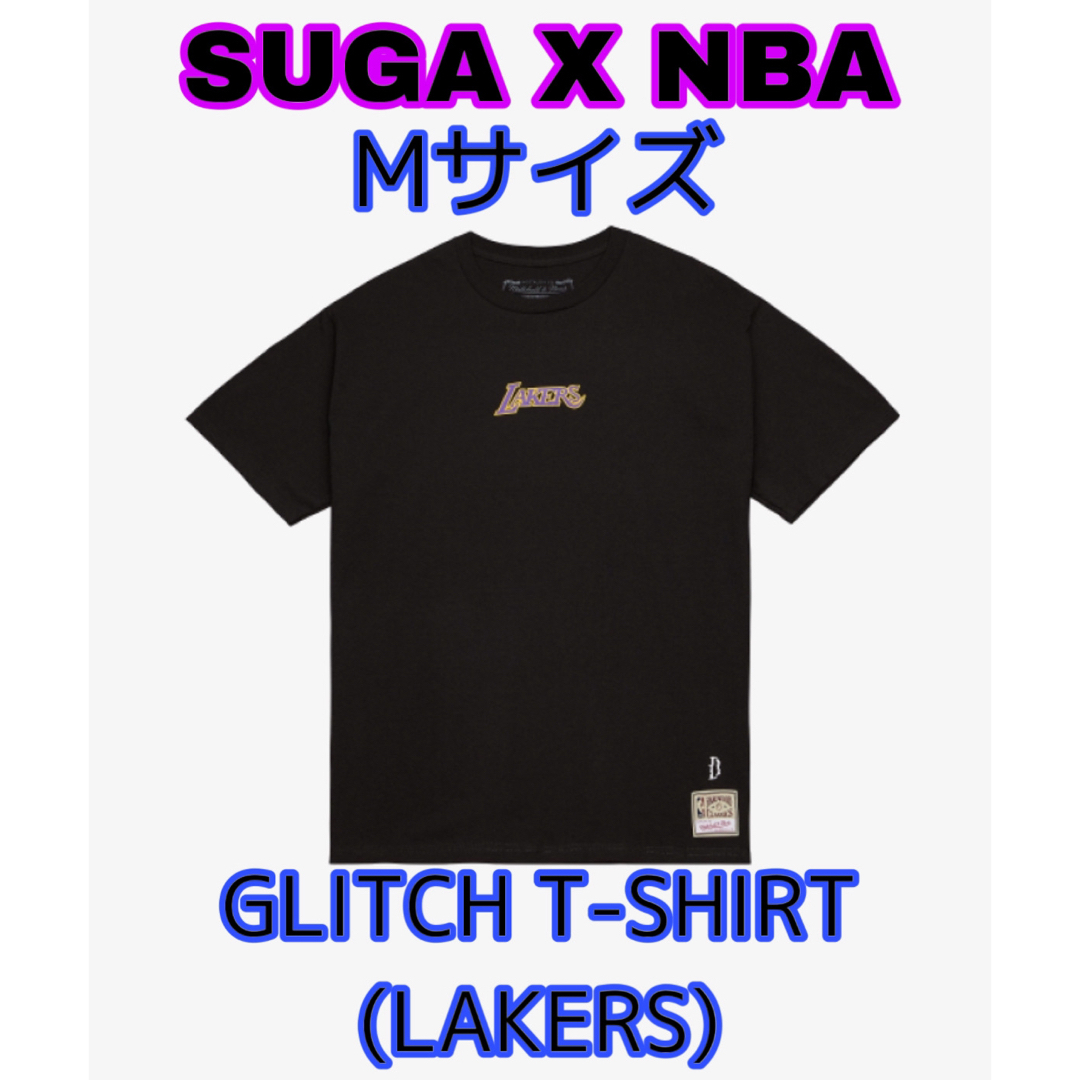 未使用 SUGA x NBA BTS LAKERS コラボ Tシャツ