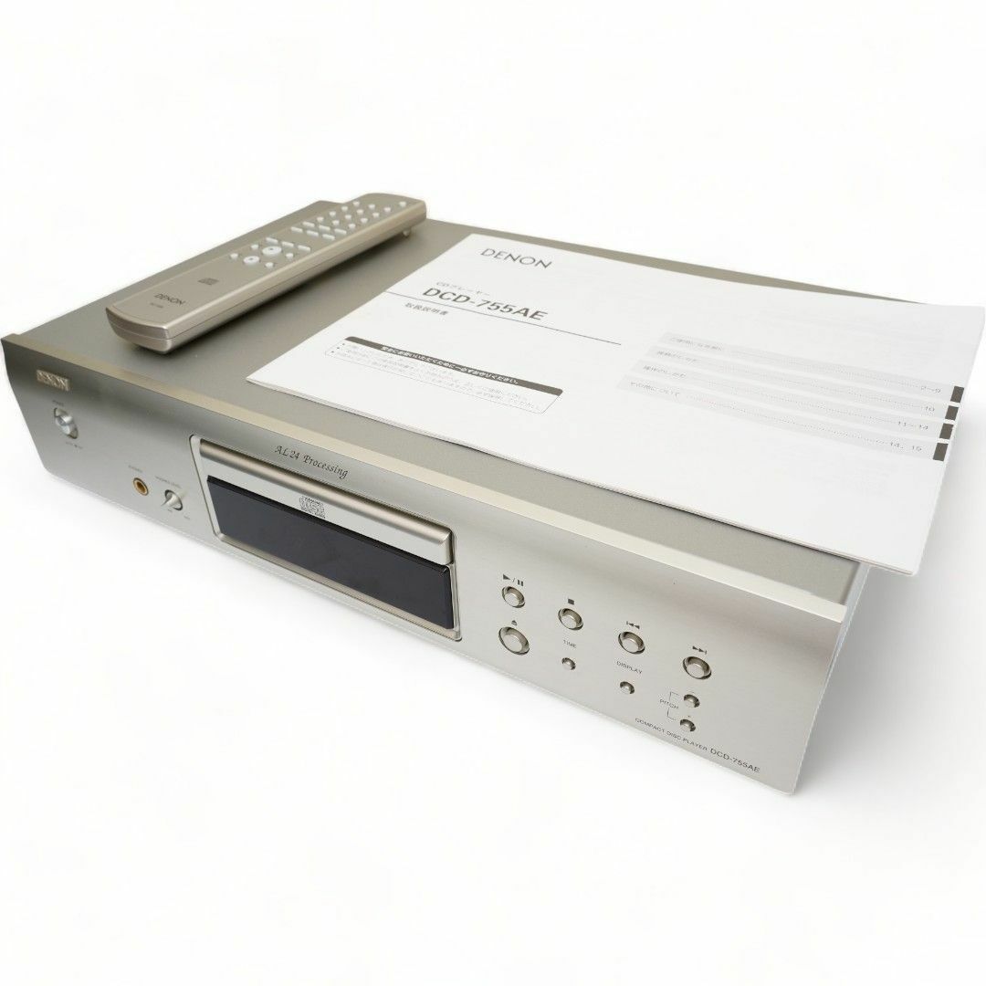 整備済み極上美品】 デノン DCD-755AE CDデッキ リモコン付属 2 整備済み極上美品】 デノン DCD-755AE CDデッキ リモコン付属 2