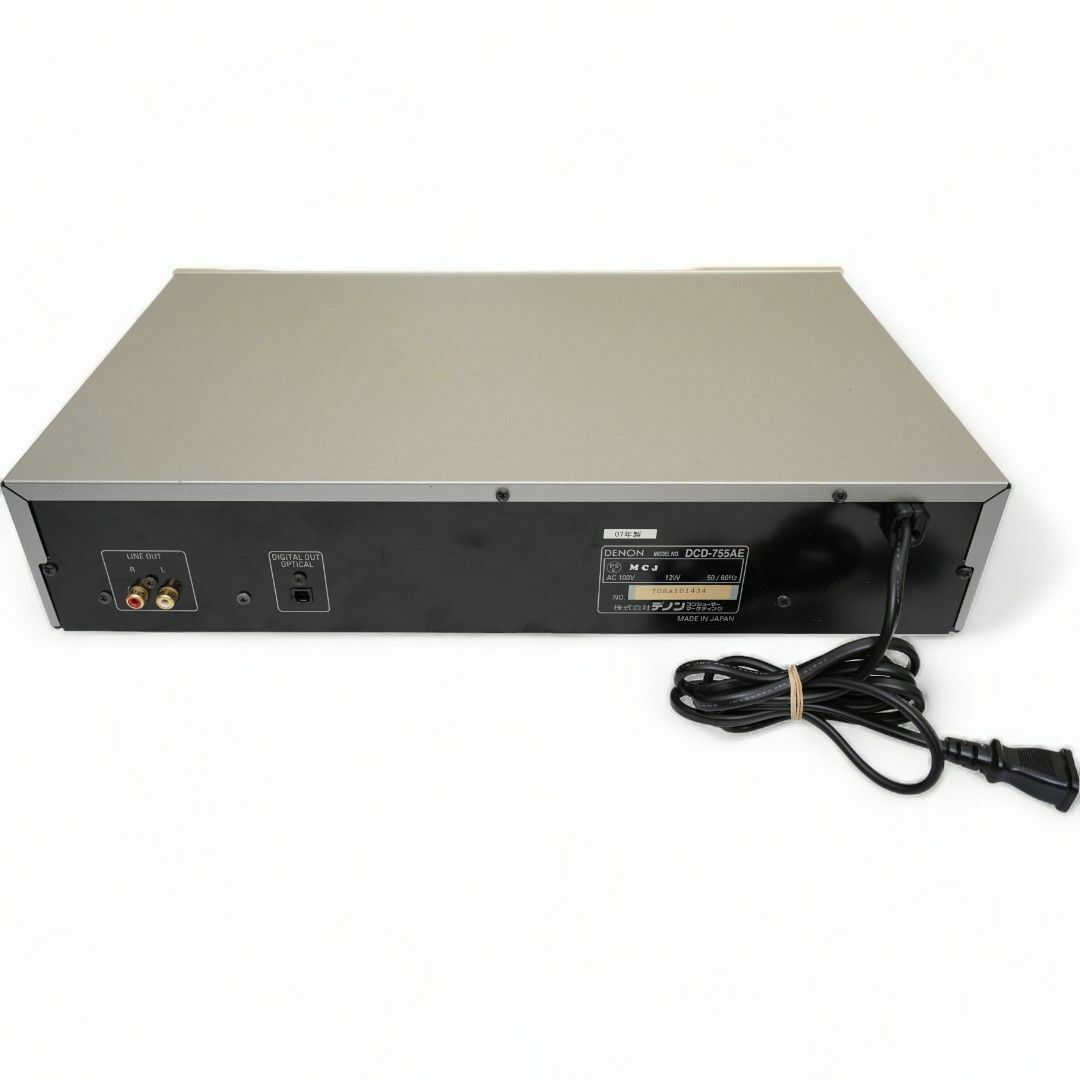 整備済み極上美品】 デノン DCD-755AE CDデッキ リモコン付属 2 整備済み極上美品】 デノン DCD-755AE CDデッキ リモコン付属 2