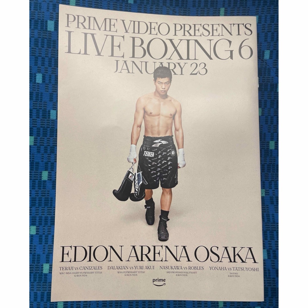 Winning(ウイニング)の【新品】　LIVE BOXING 6   非売品　パンフレット スポーツ/アウトドアのスポーツ/アウトドア その他(ボクシング)の商品写真