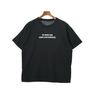 ロシェル(Roshell)のroshell ロシェル Tシャツ・カットソー XL 黒 【古着】【中古】(Tシャツ/カットソー(半袖/袖なし))
