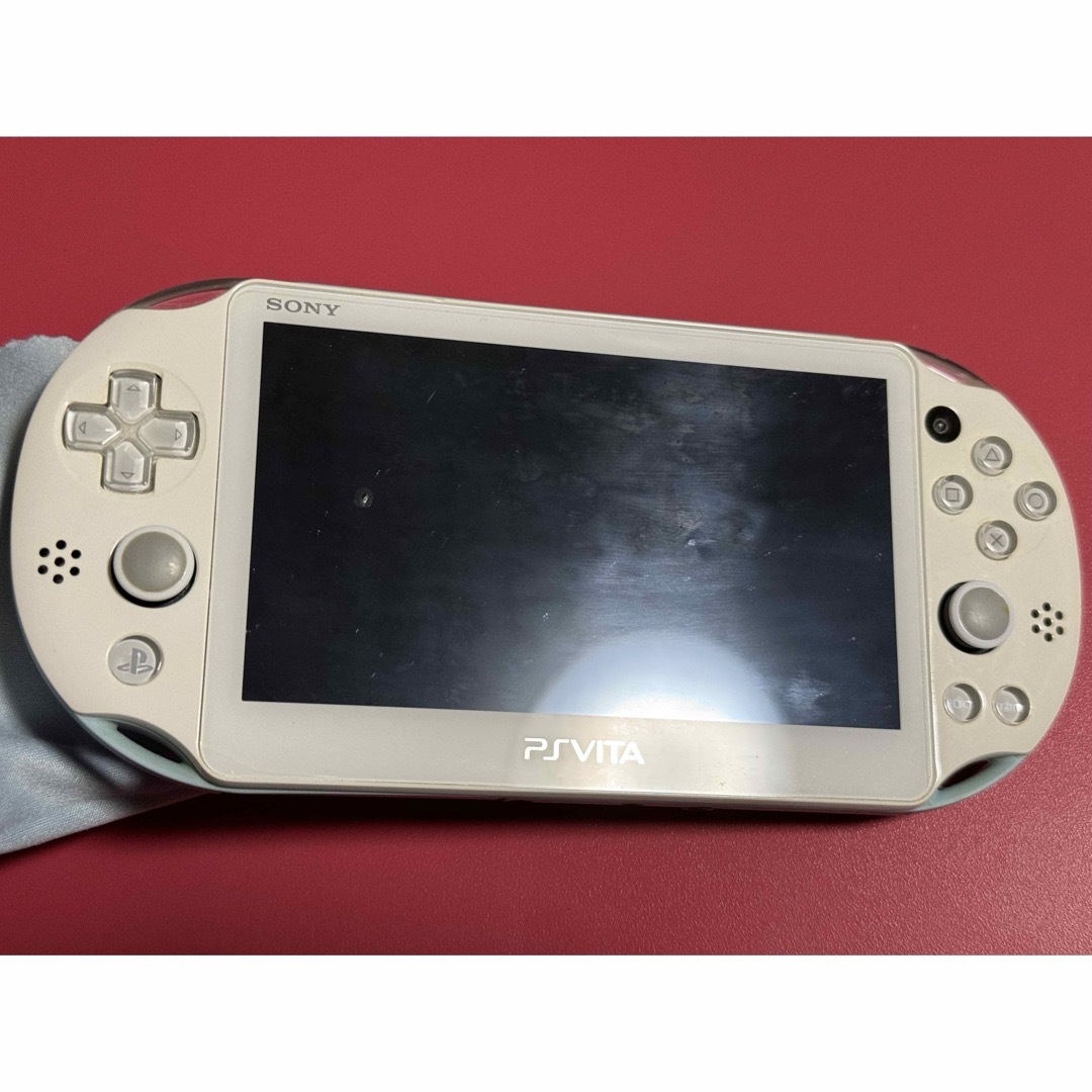 PlayStation Vita(プレイステーションヴィータ)のvita  3.60  ライトブルー　1番 エンタメ/ホビーのゲームソフト/ゲーム機本体(携帯用ゲーム機本体)の商品写真