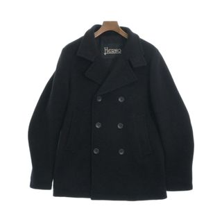 HERNO - HERNO ヘルノ ピーコート 50(L位) 紺 【古着】【中古】