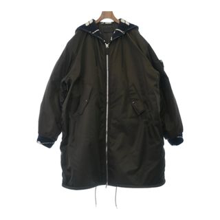 プラダ(PRADA)のPRADA プラダ ダウンコート M 茶 【古着】【中古】(その他)