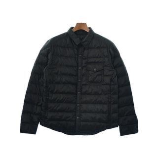 モンクレール(MONCLER)のMONCLER モンクレール ダウンジャケット/ダウンベスト 2(M位) 黒 【古着】【中古】(ダウンジャケット)