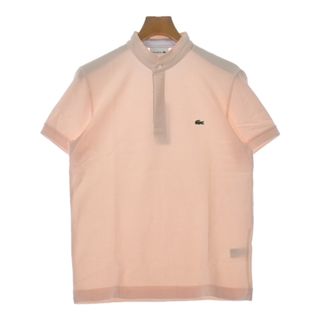 ラコステ(LACOSTE)のLACOSTE ラコステ Tシャツ・カットソー 3(M位) ピンク 【古着】【中古】(Tシャツ/カットソー(半袖/袖なし))