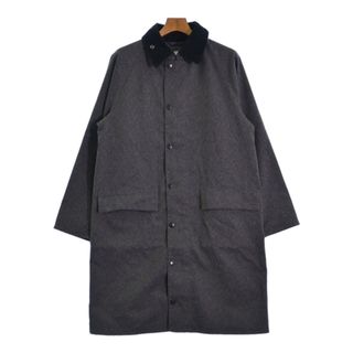 バーブァー(Barbour)のBarbour バブアー ステンカラーコート 40(L位) グレー 【古着】【中古】(ステンカラーコート)