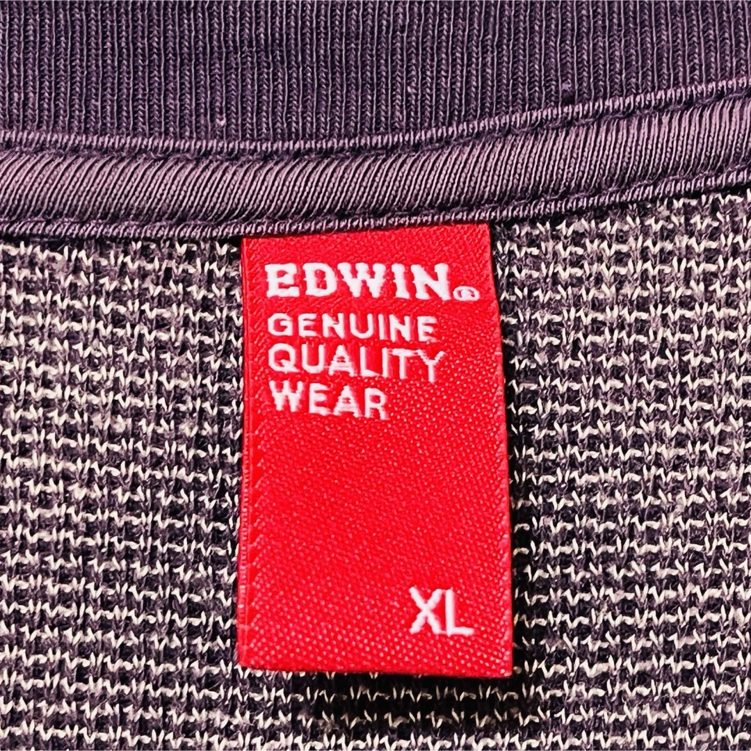 EDWIN(エドウィン)のエドウィントレーナー　スウェット　XL パープル　春服 メンズのトップス(スウェット)の商品写真