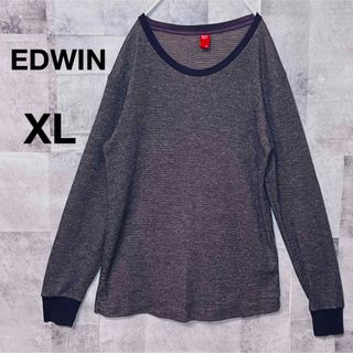 エドウィン(EDWIN)のエドウィントレーナー　スウェット　XL パープル　春服(スウェット)