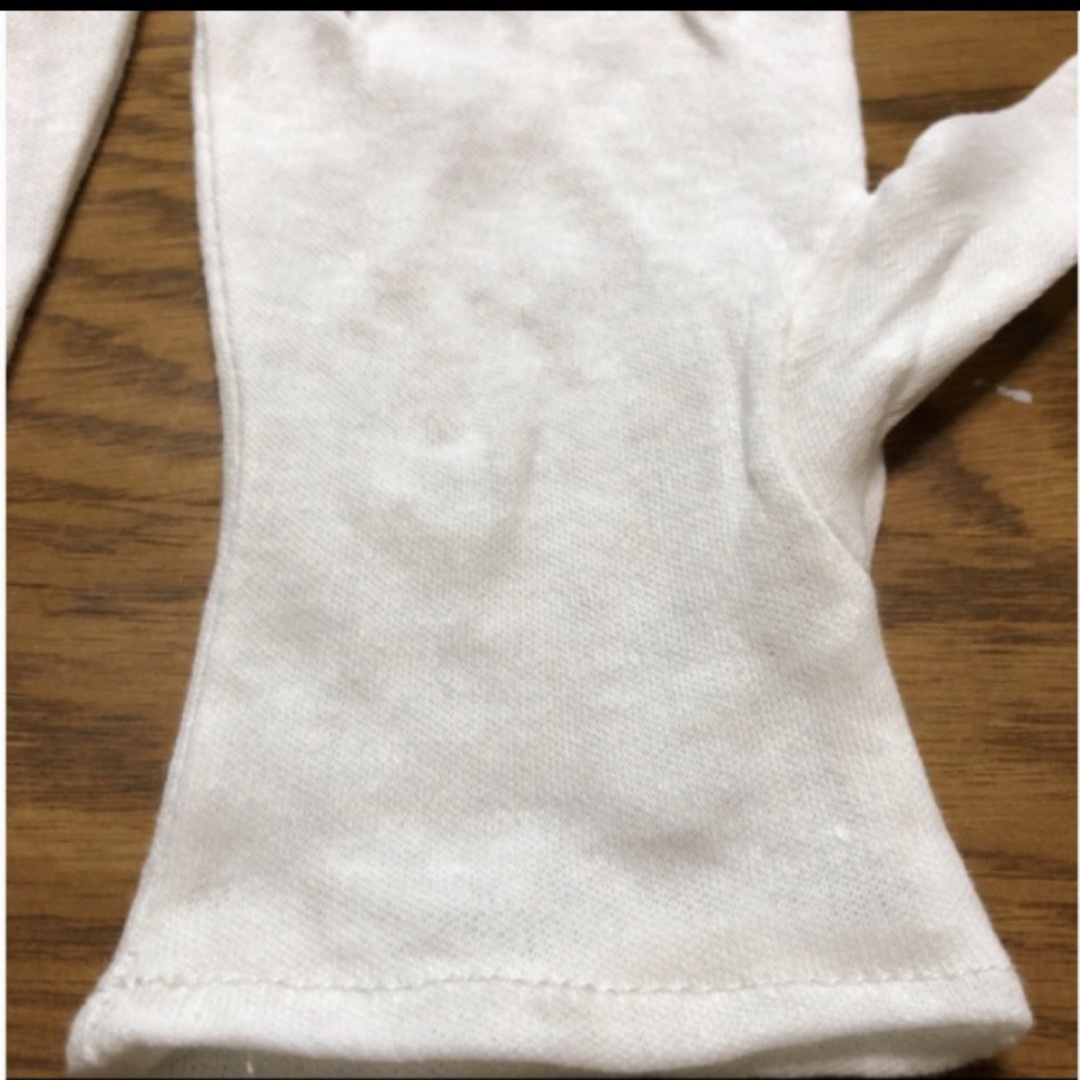 白い綿の手袋S6枚　さらに➕4枚プレゼント♪ レディースのファッション小物(手袋)の商品写真
