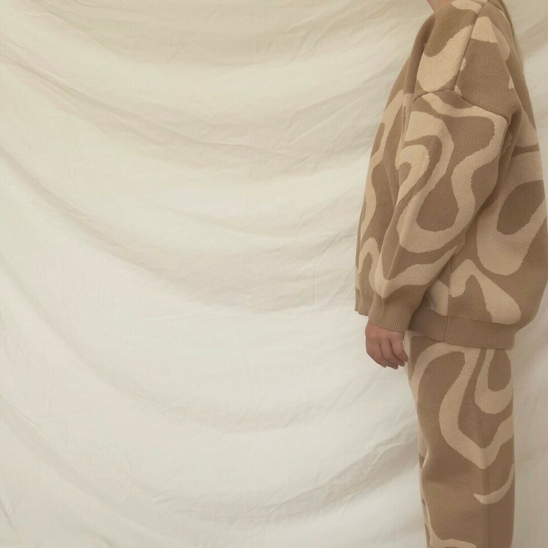 こどもビームス(コドモビームス)のHUNTER+ROSE　Swirl Quinn jumper　6～12M キッズ/ベビー/マタニティのベビー服(~85cm)(トレーナー)の商品写真