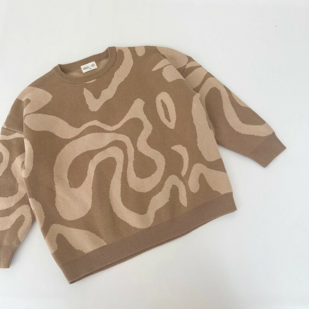 こどもビームス(コドモビームス)のHUNTER+ROSE　Swirl Quinn jumper　6～12M キッズ/ベビー/マタニティのベビー服(~85cm)(トレーナー)の商品写真